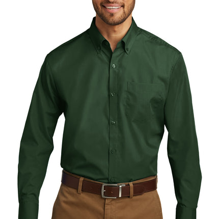 Port Authority ®  Long Sleeve Carefree Poplin Shirt. W100