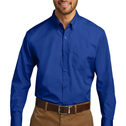 Port Authority ®  Long Sleeve Carefree Poplin Shirt. W100