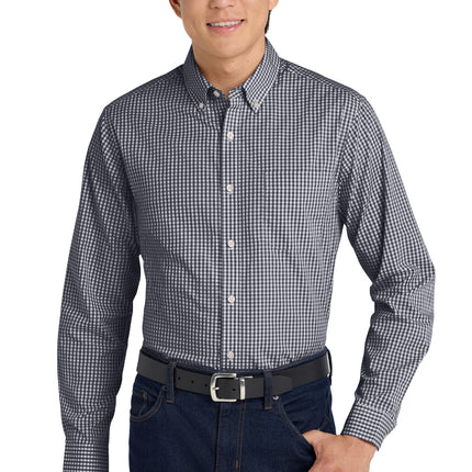 Port Authority  ®  Broadcloth Gingham Easy Care Shirt W644