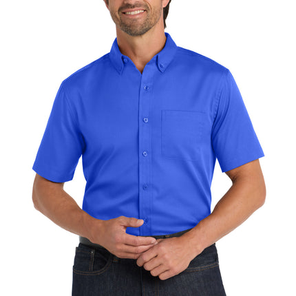 Port Authority ®  Short Sleeve SuperPro React ™  Twill Shirt. W809