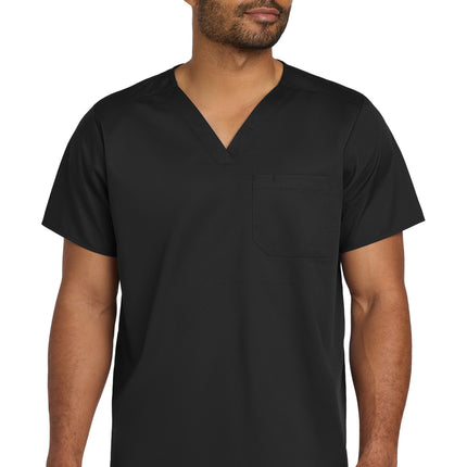 Wink ®  Unisex WorkFlex Chest Pocket V-Neck Top WW3160
