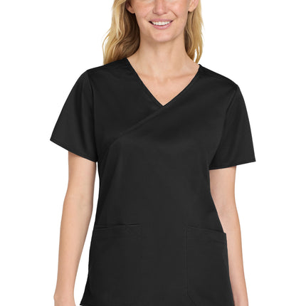 Wink ®  Women's WorkFlex ™  Mock Wrap Top WW4760