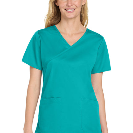 Wink ®  Women's WorkFlex ™  Mock Wrap Top WW4760