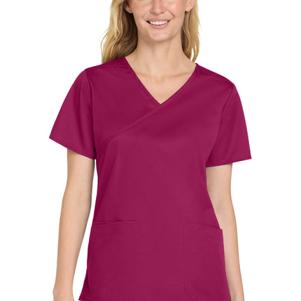 Wink ®  Women's WorkFlex ™  Mock Wrap Top WW4760