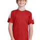 Deep Red/ White