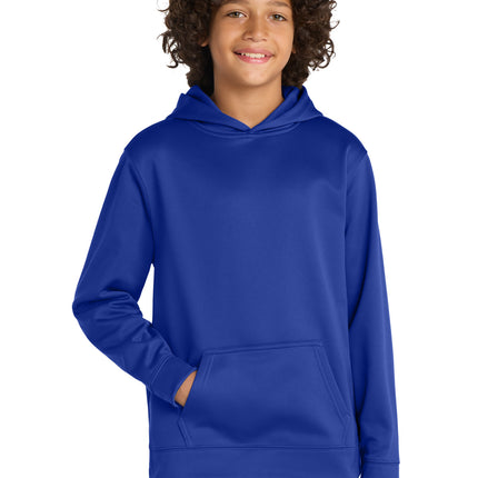 Sport-Tek ®  Youth Sport-Wick ®  Fleece Hooded Pullover. YST244