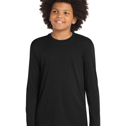 Sport-Tek ®  Youth Long Sleeve PosiCharge ®  Competitor™ Tee. YST350LS