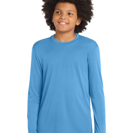 Sport-Tek ®  Youth Long Sleeve PosiCharge ®  Competitor™ Tee. YST350LS