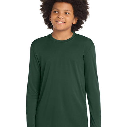 Sport-Tek ®  Youth Long Sleeve PosiCharge ®  Competitor™ Tee. YST350LS