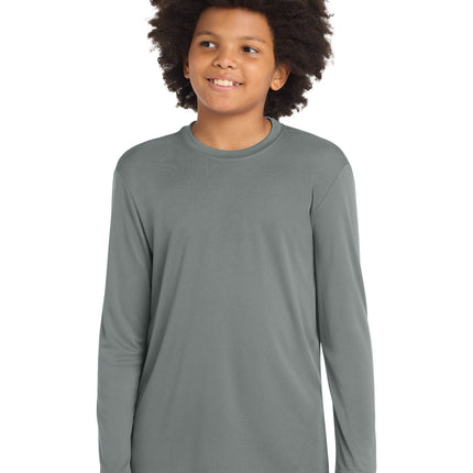 Sport-Tek ®  Youth Long Sleeve PosiCharge ®  Competitor™ Tee. YST350LS