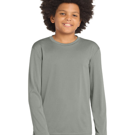 Sport-Tek ®  Youth Long Sleeve PosiCharge ®  Competitor™ Tee. YST350LS