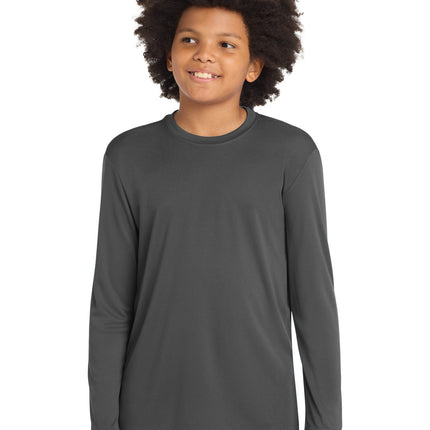 Sport-Tek ®  Youth Long Sleeve PosiCharge ®  Competitor™ Tee. YST350LS