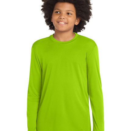 Sport-Tek ®  Youth Long Sleeve PosiCharge ®  Competitor™ Tee. YST350LS