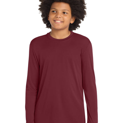 Sport-Tek ®  Youth Long Sleeve PosiCharge ®  Competitor™ Tee. YST350LS