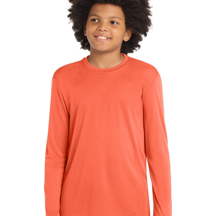 Sport-Tek ®  Youth Long Sleeve PosiCharge ®  Competitor™ Tee. YST350LS