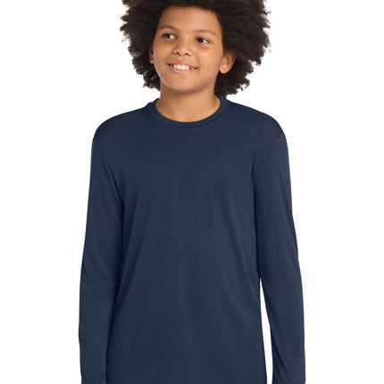 Sport-Tek ®  Youth Long Sleeve PosiCharge ®  Competitor™ Tee. YST350LS