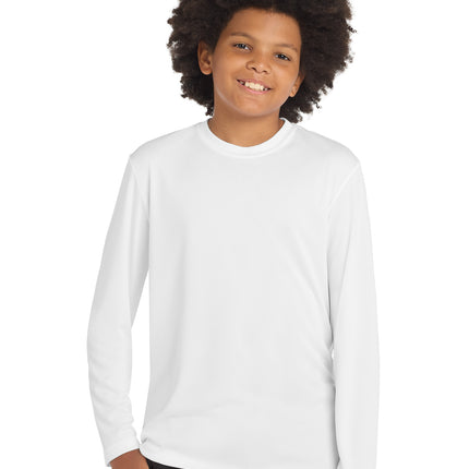 Sport-Tek ®  Youth Long Sleeve PosiCharge ®  Competitor™ Tee. YST350LS