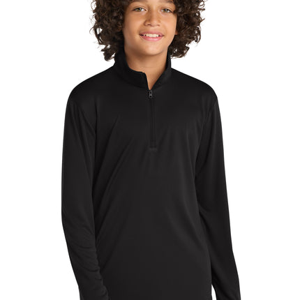 Sport-Tek  ®  Youth PosiCharge  ®  Competitor  ™  1/4-Zip Pullover. YST357