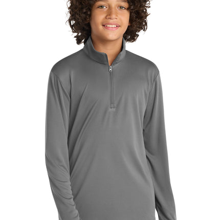 Sport-Tek  ®  Youth PosiCharge  ®  Competitor  ™  1/4-Zip Pullover. YST357