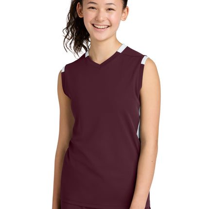 Sport-Tek ®  Youth Club Sleeveless V-Neck YST441