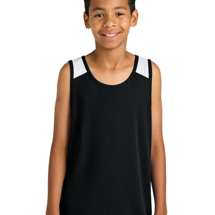 Sport-Tek ®  Youth Club Track Tank YST446