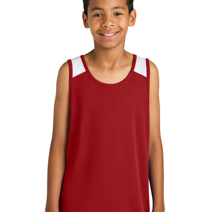 Sport-Tek ®  Youth Club Track Tank YST446