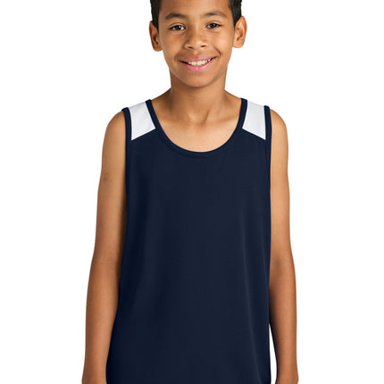 Sport-Tek ®  Youth Club Track Tank YST446