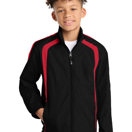 Sport-Tek ®  Youth Colorblock Raglan Jacket. YST60