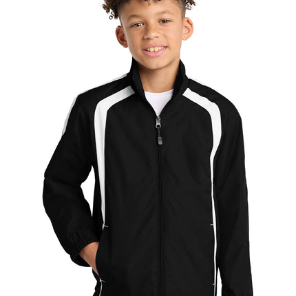 Sport-Tek ®  Youth Colorblock Raglan Jacket. YST60