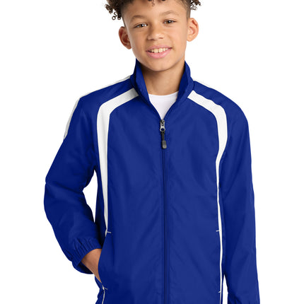 Sport-Tek ®  Youth Colorblock Raglan Jacket. YST60