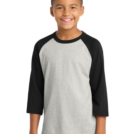 Sport-Tek ®  Youth Colorblock Raglan Jersey.  YT200
