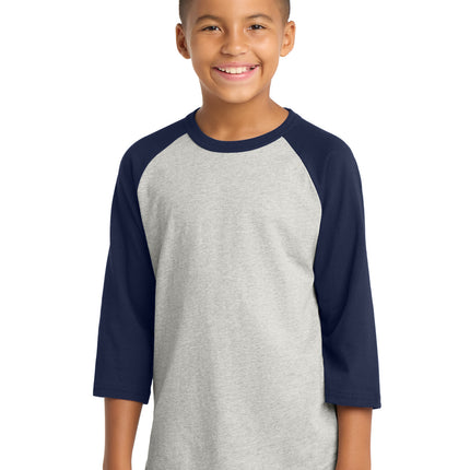 Sport-Tek ®  Youth Colorblock Raglan Jersey.  YT200