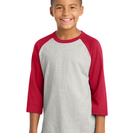 Sport-Tek ®  Youth Colorblock Raglan Jersey.  YT200